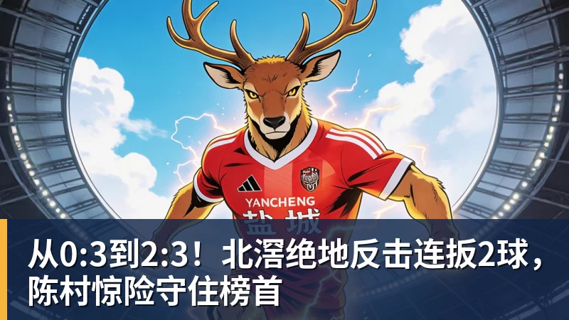 乐鱼体育从0:3到2:3！北滘绝地反击连扳2球，陈村惊险守住榜首